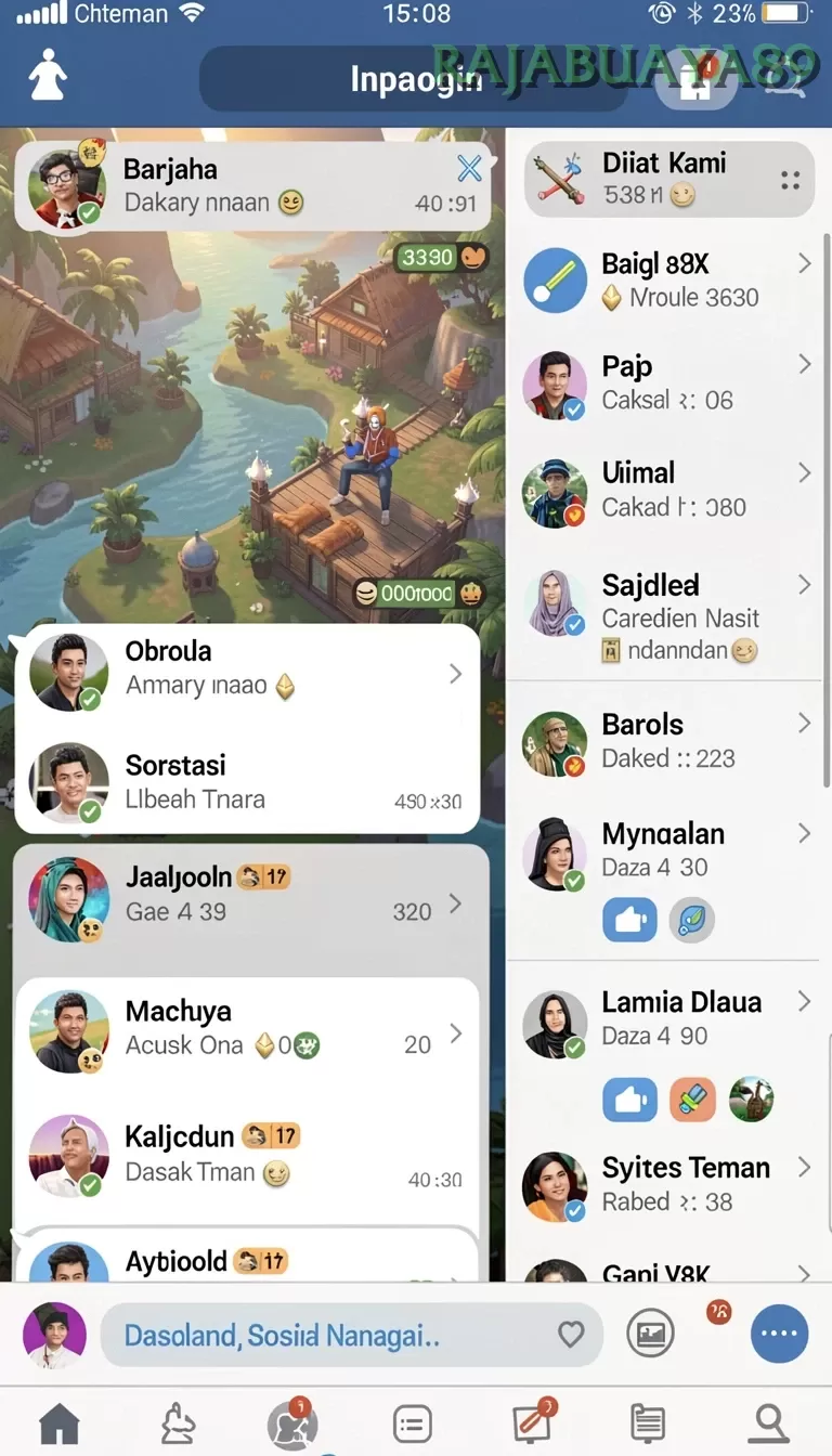 Cuplikan layar RPRR — halaman utama